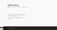 Desktop Screenshot of mybunnyhug.org